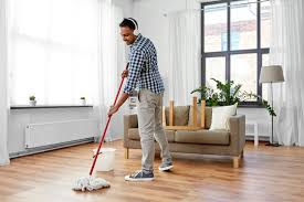 Mopping floor
