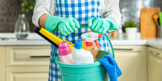 Cleaning tools on tray
